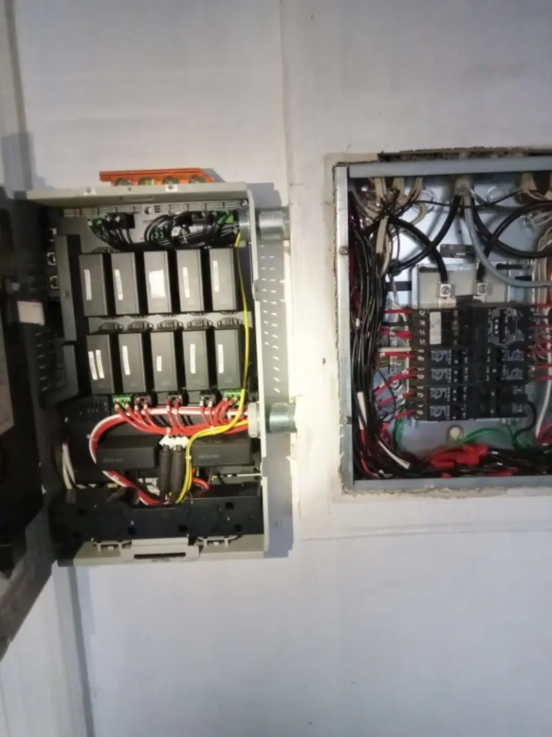 Electrical panel upgrade completed for Indoor Lighting Installation in Broadview Heights